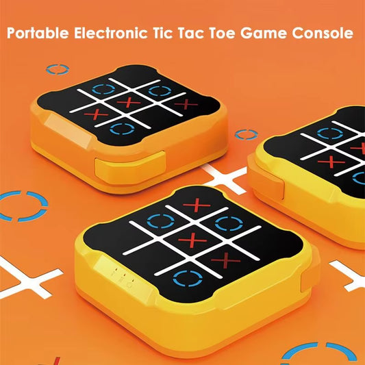 Multifunctional Electronic Tic-Tac-Toe Board Board Games Montessori Puzzle Table Game Chess Chess Set Portable for Adults Kids